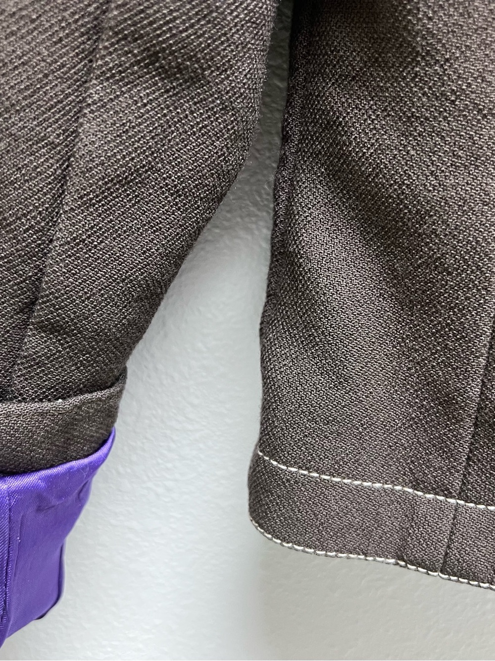 Boden Chocolate Brown Button-Front Tailored Jacket - Picture 9 of 12
